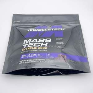 Sac Zippé D'Emballage Alimentaire Vertical MuscleTech Personnalisé, Haute Performance, Extrême, pour Poudre Protéinée de 6 lb pour la Construction Musculaire - Product Image 4