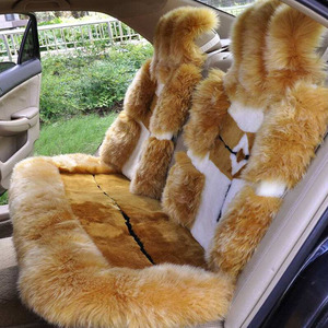 Genuine Long Hair <strong>Sheepskin</strong> <strong>Car</strong> <strong>Seat</strong> <strong>Cover</strong>/Winter warmer <strong>car</strong> <strong>Seat</strong> Cushion - Product Image 5