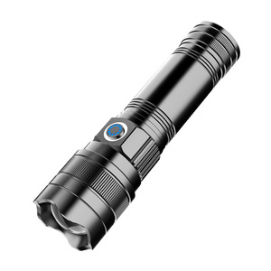 Lampe torche 19Baba haute puissance en alliage d'aluminium, portée 100-200m, rechargeable, zoom, utilisation extérieure et domestique - Product Image 1