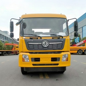Dongfeng 4x2 Diesel Wrecker Towing <b>Truck</b> Manual Transmission Euro 2 Emission Standard <b>Flatbed</b> Road Rescue <b>Truck</b> - Product Image 4
