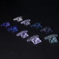 Nouveau Glow Dark Neon Diamond Réfléchissant DIY Disco Vernis À Ongles UV Émaillé Vernis LED Lampe Source Semi Permanent Bouteille Emballage