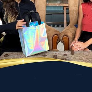 Custom Eco Lamination Non-Woven Tote <b>Bags</b> Reusable Grocery <b>Gift</b> <b>Bags</b> Fashion Pp Woven Shopping <b>Bag</b> With Handles - Product Image 6