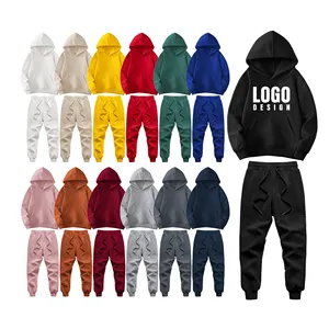 Customizable Sport Kid Jogger Custom Logo Hoodies 2023 Long Sleeve Baby Summer Stylish Boy Clothing Set