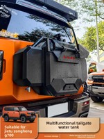 Nouvelle modification multifonctionnelle pour hayon de coffre Jetour G700 Zongheng Mao : petit sac à dos, réservoir d'eau, roue de secours