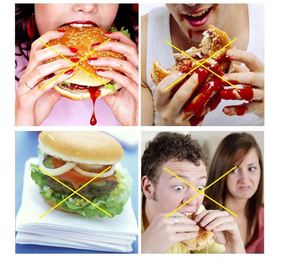 Hamburger Holders Reusable Washable Retractable Hamburger Clip Silicone Rack Holder Burger Box - Product Image 4