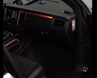 Luz Ambiental Cardoo para Porsche Macan 2014-2017, Iluminación LED Ambiental Interior para Automóvil, Accesorios de Mejora con Patrón de Fibra de Carbono
