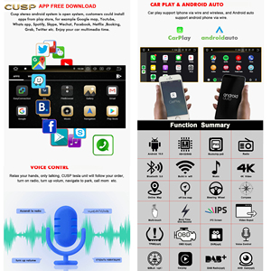 Radio de Coche Android de 8.8 Pulgadas con Sistema de Navegación GPS, Radio FM, USB y 64 GB de ROM para Audi A4 2013-2015, <span class=keywords><strong>Precio</strong></span> al por Mayor - Product Image 5