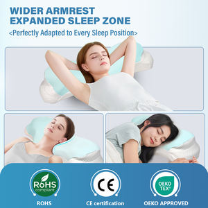 Bantal serviks ortopedi ergonomis, kontur busa memori samping perut tidur ortopedi busa memori penopang leher tanaman nyeri - Product Image 6