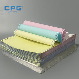 Rouleau de papier autocopiant NCR 55 g/m² pour impression rapide, personnalisé OEM en gros, pour formulaires de bordereau logistique - Product Image 1