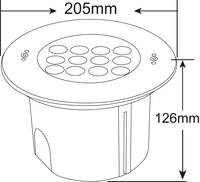 Lampes LED pour piscine, étanches IP68, en acier inoxydable, certifiées CE ROHS, portables, plusieurs couleurs, éclairage souterrain