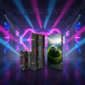 P2.6-P4.81 Indoor and outdoor rental LED <b>display</b> 500x1000mm panel 5x3m video <b>wall</b> suitable for stage activities - Product Image 1