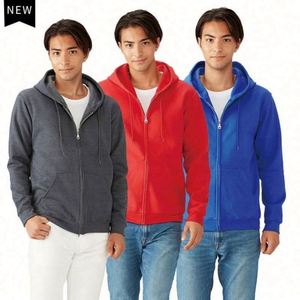 Sweat à capuche personnalisé pour homme, veste à capuche unie, sweat à capuche zippé intégral avec poche - Product Image 4