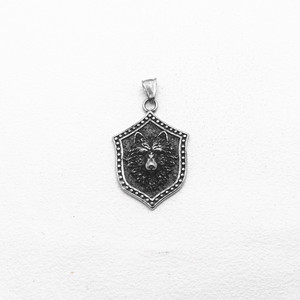 Yunnique – collier avec pendentif tête de loup pour hommes, en acier titane, bijoux de fête, Style Hip Hop - Product Image 5