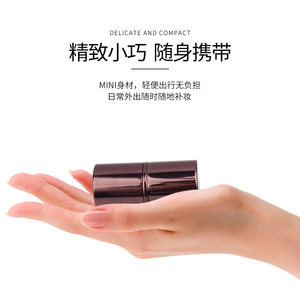 Pinceau à fond de teint rétractable, poils synthétiques, pinceau de maquillage compact et portable pour l'application du fond de teint - Product Image 3