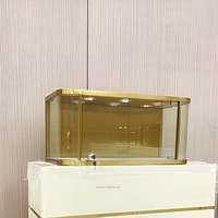 Vitrine d'exposition en verre trempé feuilleté pour bijouterie, meuble de présentation en gros