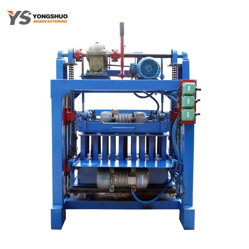 QMJ 4-35 mini manual concrete cement brick making machine