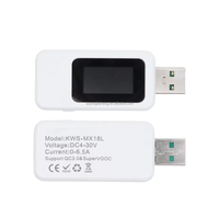 Probador USB con Pantalla a Color, Voltímetro de CC MX18L