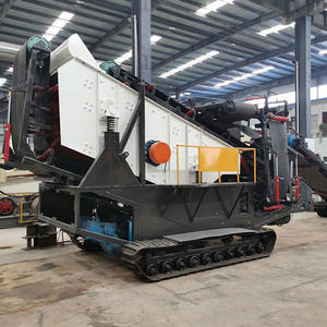 Equipo de cribado móvil portátil de alta resistencia para minería de arena, piedra y grava, con componentes principales de caja de engranajes motorizada fabricada - Product Image 5