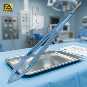 Porte-aiguille lourd Jacobson Instruments chirurgicaux en acier inoxydable avec manche rond Mâchoires droites/incurvées à revêtement TC avec verrouillage - Product Image 5