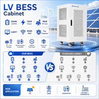 Armoire de stockage de batterie solaire LiFePO4 SMS Project Ready LV BESS 15kW 32kWh avec PCS, BMS, RS485/WiFi