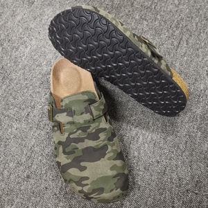 <span class=keywords><strong>Mules</strong></span> et sabots d'intérieur/extérieur pour femmes en similicuir suédé vert militaire de haute qualité avec soutien de la voûte plantaire en <span class=keywords><strong>cuir</strong></span> de vachette - Product Image 6