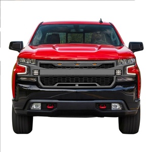 Repuestos de Automóviles Chinos 4x4, Parrilla Delantera para Camioneta, Luces LED Todoterreno, Compatible con Chevrolet <span class=keywords><strong>Silverado</strong></span> 2019 - Product Image 6