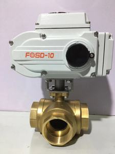 Vanne à boisseau sphérique motorisée 3 voies en laiton avec actionneur NPT 220V, type marche/arrêt, pour eau, OEM, fournie directement par l'usine - Product Image 6