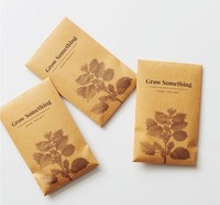 Sacs de rangement en papier kraft recyclé imprimés sur mesure en gros, petits sacs pour enfants, jardinage, plantes, légumes, herbes, graines de fleurs, enveloppes