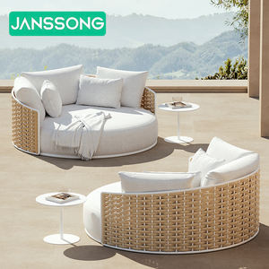 كراسي الاستلقاء تحت الشمس ، أثاث الفناء ، سرير الاستراحة في الهواء الطلق ، أثاث حديقة سرير نهاري من الراتان ، أثاث حوض سباحة ، أثاث معدني خارجي - Product Image 4