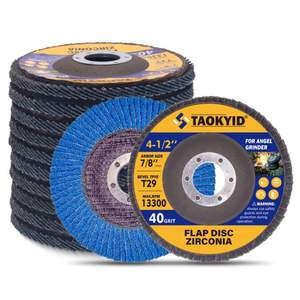 قرص قلاب عالي الجودة من الألومنيوم الزركونيا لطحن الفولاذ المقاوم للصدأ وسبائك الصلب - Product Image 3