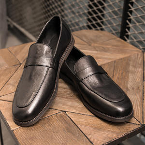 Mocasines de Hombre Hechos a Mano de Alta Calidad, Zapatos de Vestir de Otoño con Diseño Slip-On, Brillantes, Formales, Transpirables y que Aumentan la Estatura - Product Image 5