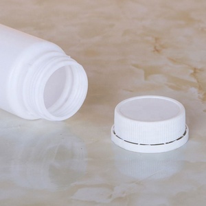 Food Grade Vitamin Bottles <b>Plastic</b> for Capsules Pill Health Care White Round HDPE Bottle Container for Medicine <b>Storaging</b> - Product Image 5