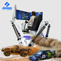 Parc d'attractions intérieur 3 écrans, conduite de voiture, à vendre, jeux d'arcade, plateforme 6DOF, mouvement, simulateur de voiture F1 professionnel