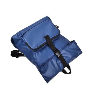 Mochila Impermeable de Poliéster con Diseño de Piedras Color Verde Azulado, Forro de Nailon, Cierre de Cremallera, Estilo Moderno, Brillante, para Equipos de Baile y Animación - Product Image 3