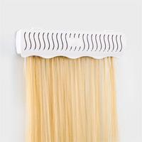 Wanmei Maßgefertigter Haarextensions-Halter Salon-Organisationsständer Synthetisches Bürstenmaterial Wandmontierte Perücken-Aufbewahrungsbox