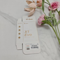 Boîte cadeau pliable personnalisée en papier, surface personnalisée, artisanat sur mesure pour l'emballage d'écouteurs intra-auriculaires et de produits électroniques grand public