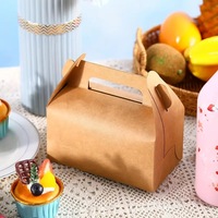 Boîte en papier kraft portable universelle pour les collations frites et les nuggets de poulet rôtis, emballage à emporter pour poulet, vente en gros