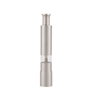 Stainless Steel Salt and <b>Pepper</b> Thumb Push Button for Hand Operation Thumb Press Peppercorns Sea Salt Spices - Product Image 3