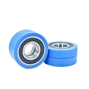 PU Blue industrial silicone roller in China factory is used for machinery production