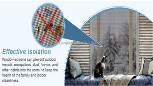 Moustiquaire en polyester haute résistance pour animaux de compagnie, moustiquaire robuste pour chiens et chats, vente en gros d'usine - Product Image 2