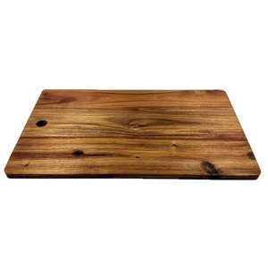 Planche à découper en bois d'acacia 50x30x1,5cm rectangulaire pour usage en cuisine - Product Image 1