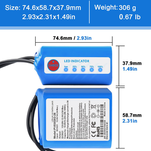 Batterie au lithium cylindrique à semi-conducteurs SIWEIJIA 3.7V 11.1V 14.8V 25.9V 36V pour éclairage solaire 5Ah 10Ah 15Ah 20Ah 500 - Product Image 4