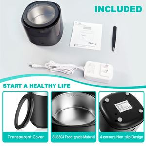 เครื่องล้างอัลตราโซนิกแบบพกพา 25W เสียงเบา สำหรับทำความสะอาดเครื่องประดับและฟันปลอม - Product Image 5