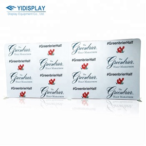 20FT Tensão Tecido Trade Show <span class=keywords><strong>Display</strong></span> Stand <span class=keywords><strong>Expo</strong></span> Fronha Backdrop Banner Wall Exhibition Wall <span class=keywords><strong>Display</strong></span> Stand - Product Image 2