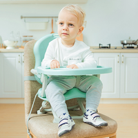 Siège rehausseur portable en plastique pour bébé et chaise haute pour repas pour tout-petits