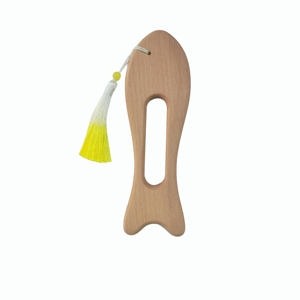 Wooden Fish Shape Facial <b>Massager</b> Guasha Board Manual Face Lifting <b>Tool</b> for Skincare - Product Image 1