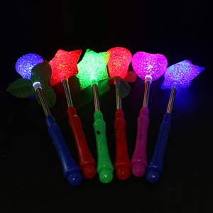 Luminous Shining Concert <b>Light</b> up Toys Flashing Wands With Stick for Kids LED Glowing Magic Wands <b>Rose</b> Sticks - Product Image 3