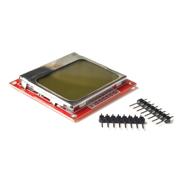 No-kia 5110 LCD red screen Liquid Crystal Display module PCB