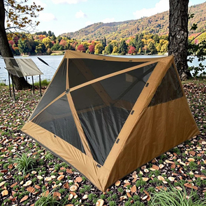 Tente de <span class=keywords><strong>camping</strong></span> triangulaire imperméable et <span class=keywords><strong>anti</strong></span>-moustiques personnalisable pour pique-niques en plein air – <span class=keywords><strong>Meilleur</strong></span> prix - Product Image 5