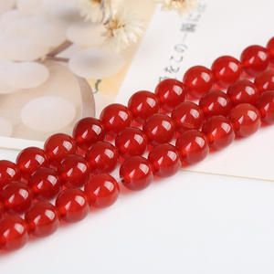 Ágata vermelha natural Contas soltas - Product Image 3